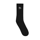 Paradise University Embroidered socks