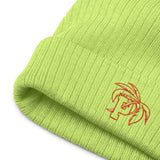 Paradise University Ribbed knit beanie