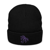 Paradise University Ribbed knit beanie