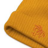 Paradise University Ribbed knit beanie