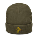 Paradise University Ribbed knit beanie